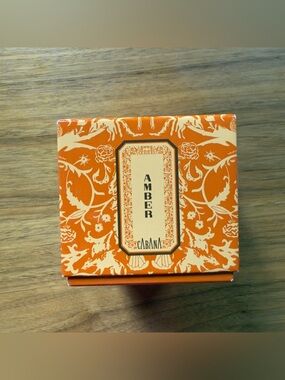 Amber Scented Cabana Candle - Vibrant Orange Packaging